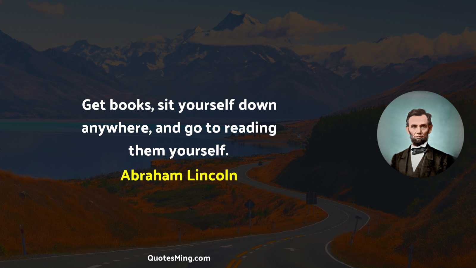 Get books sit yourself down anywhere and go to reading