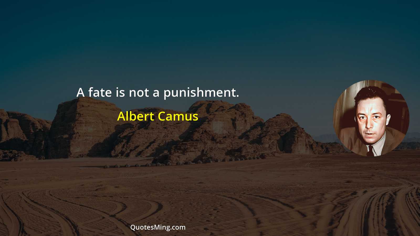 A fate is not a punishment