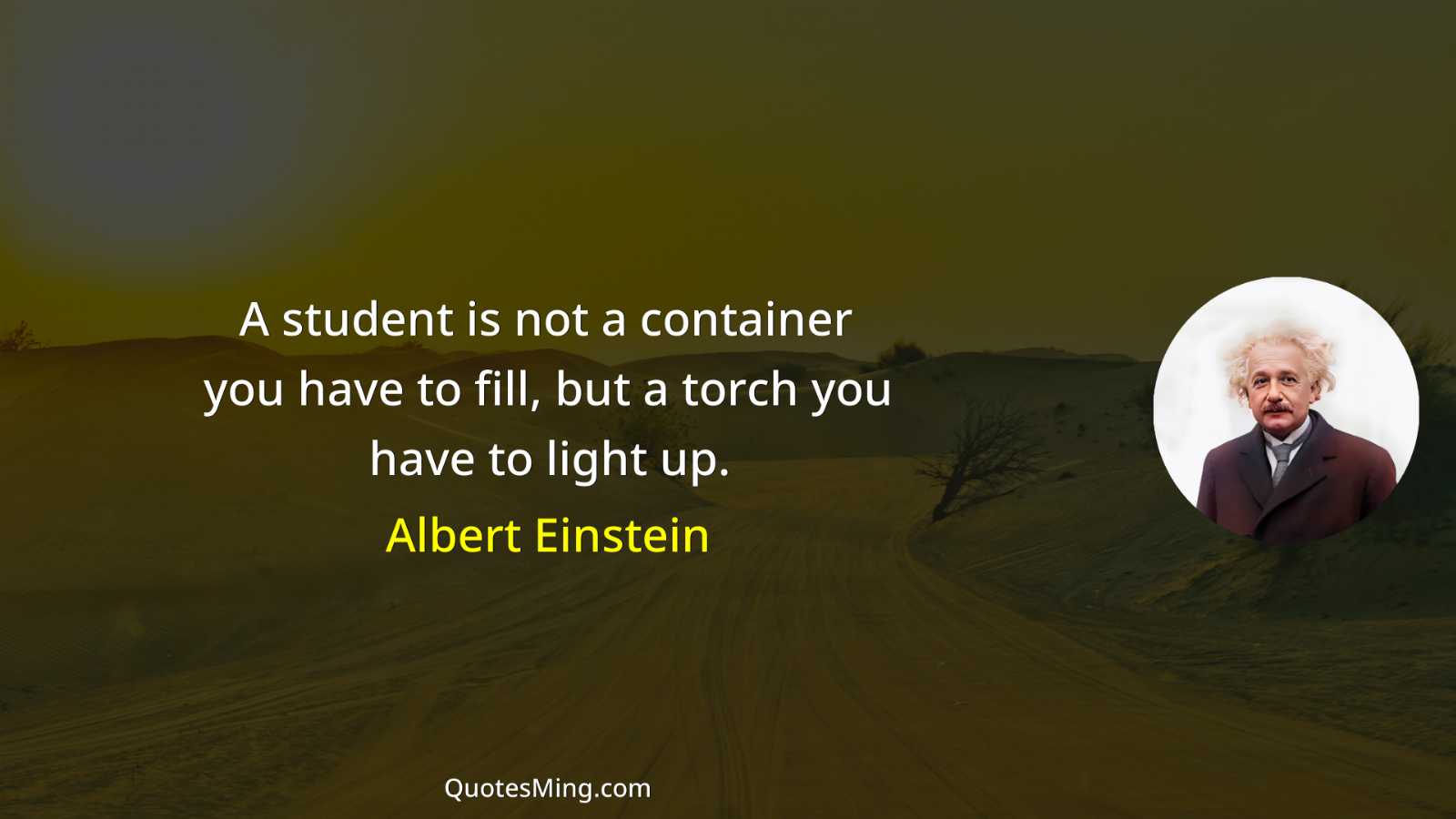 A student is not a container you have to fill