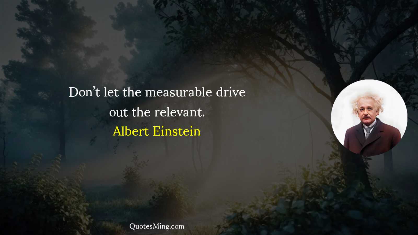 Don’t let the measurable drive out the relevant