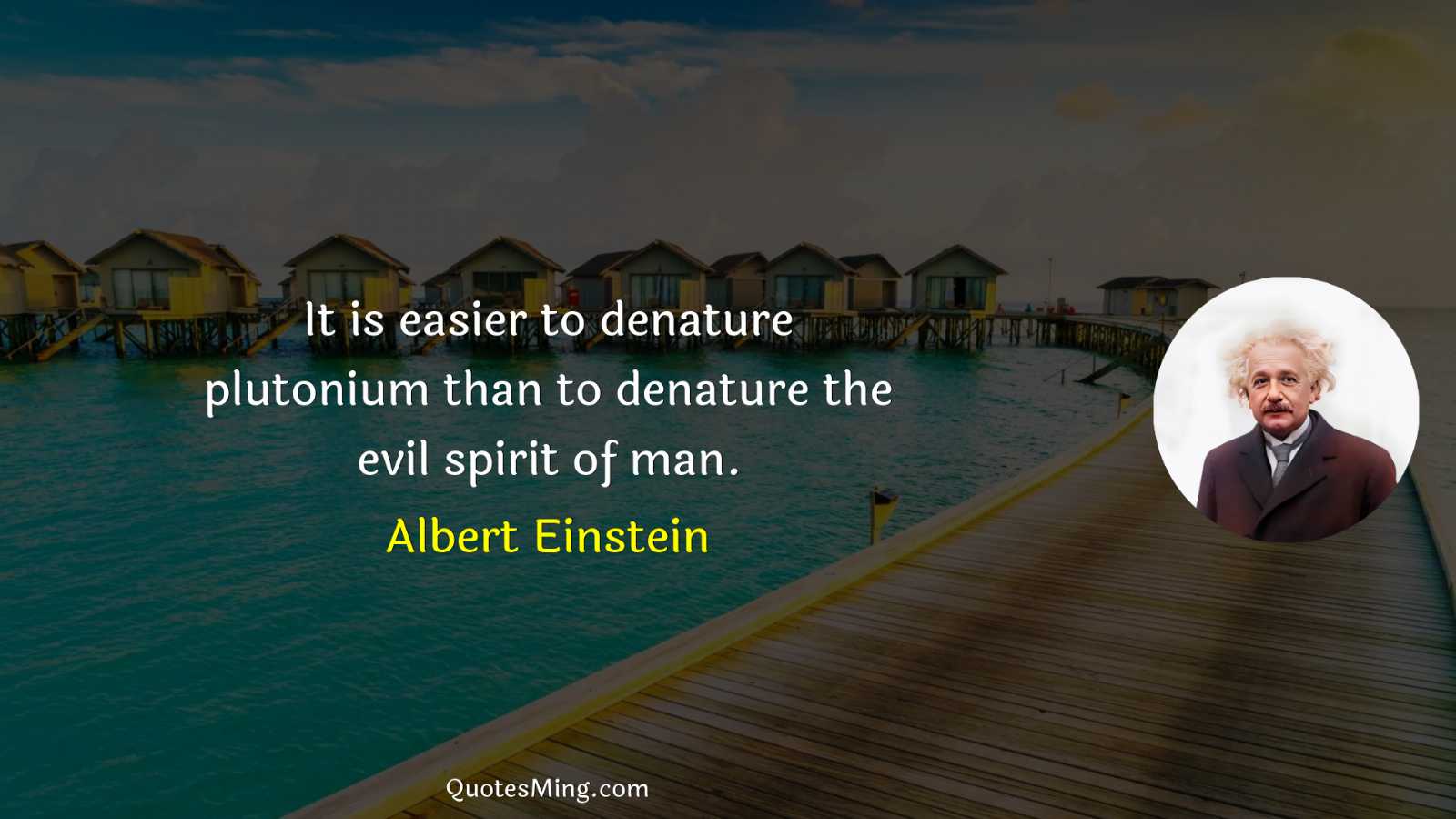 It is easier to denature plutonium than to denature the