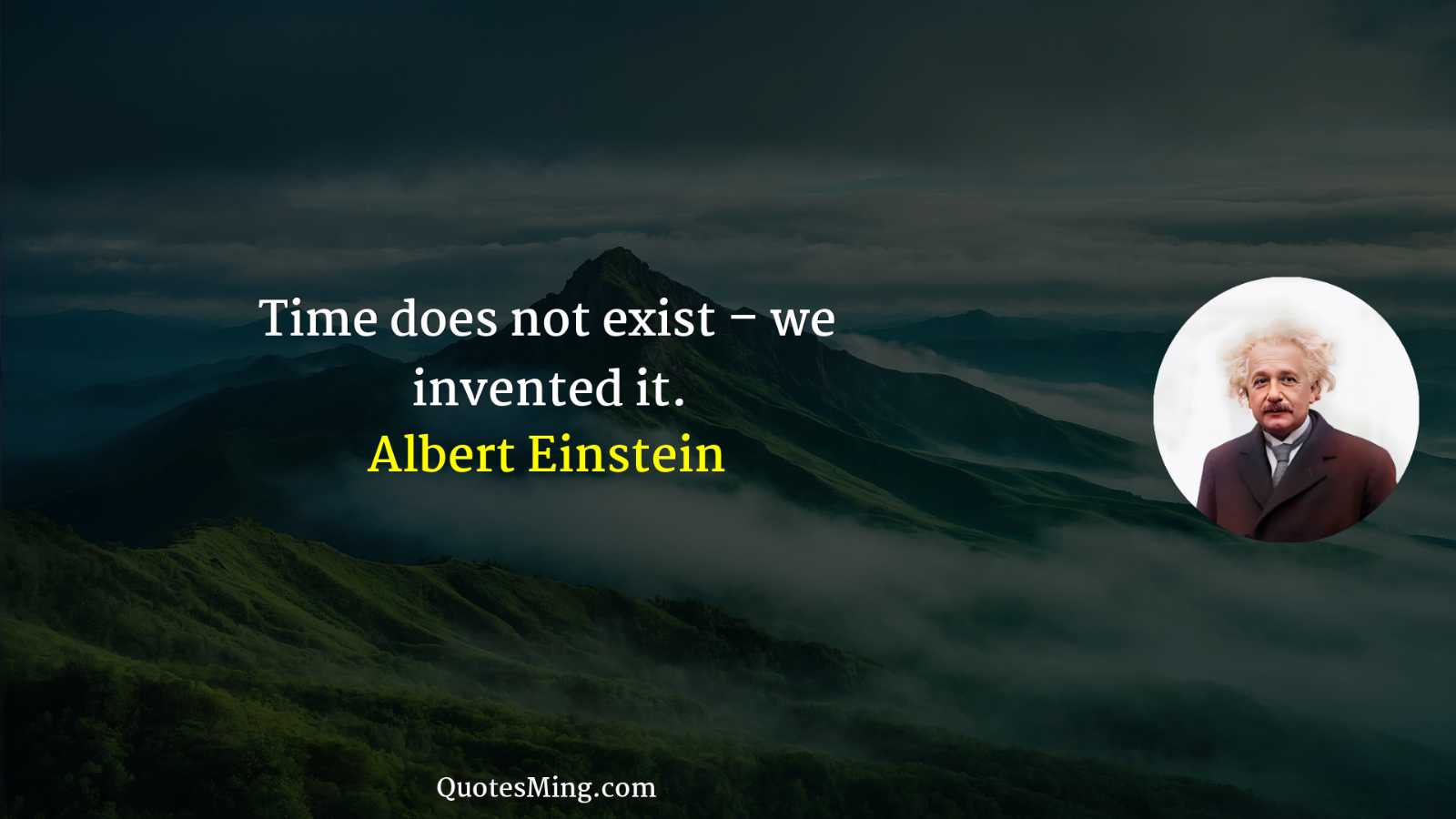 Time does not exist – we invented it