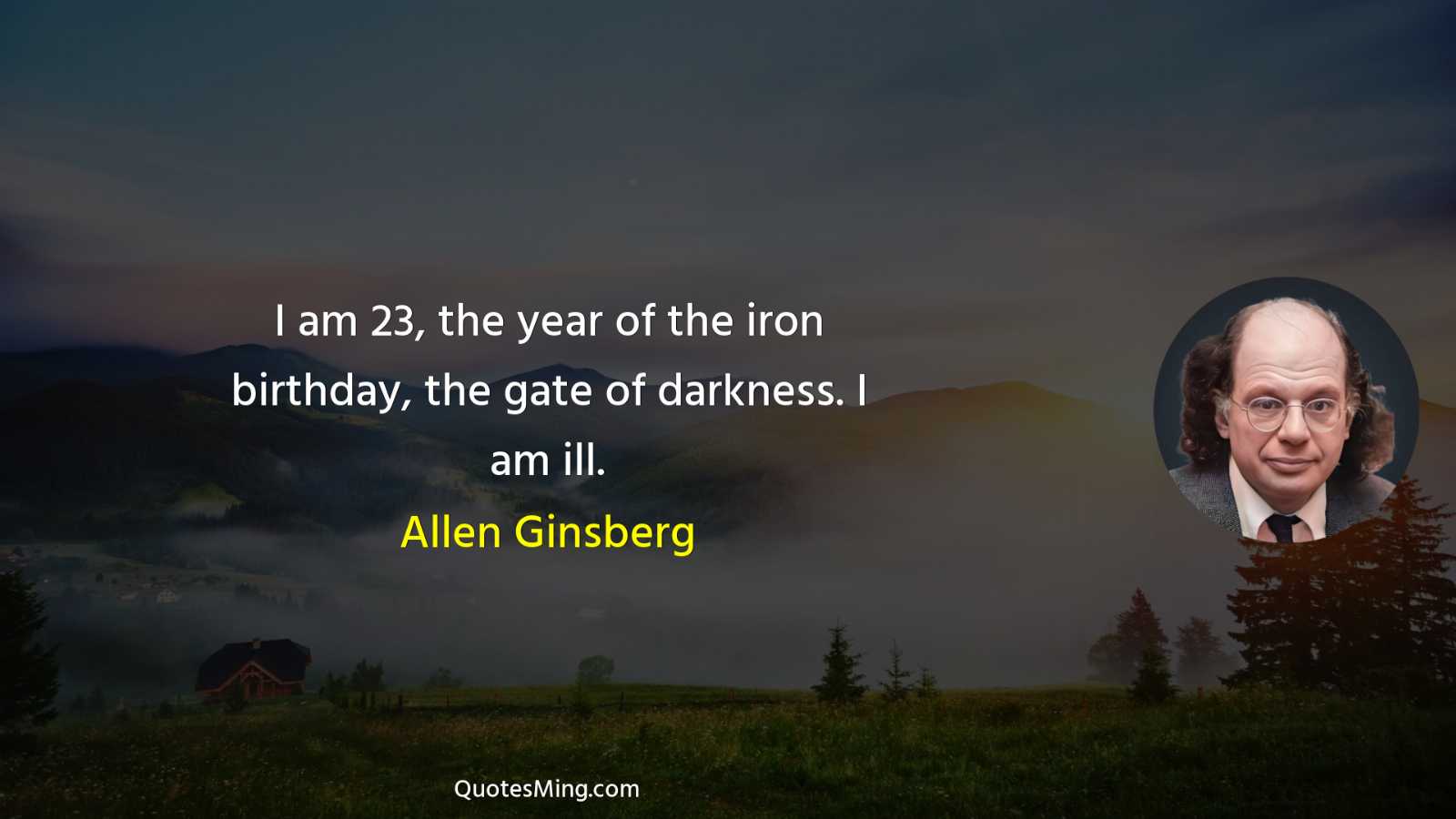 I am 23 the year of the iron birthday the