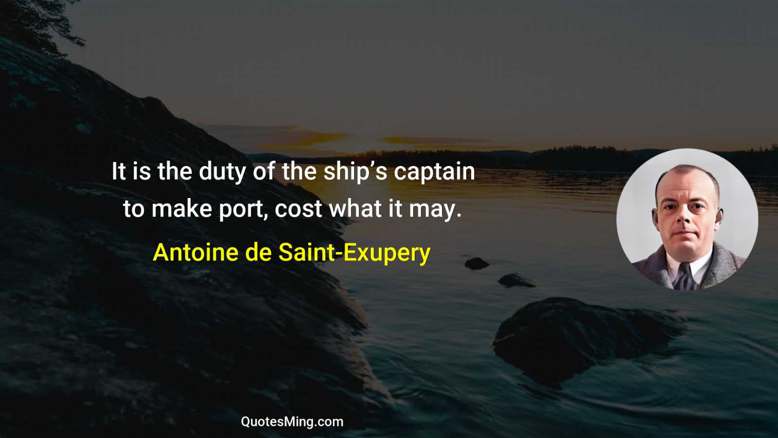 It is the duty of the ship’s captain to make