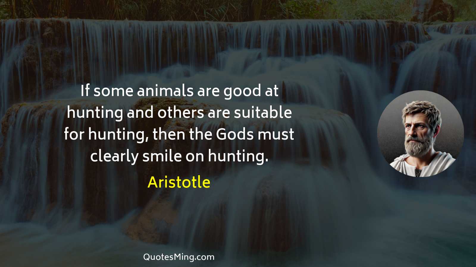 If some animals are good at hunting and others are