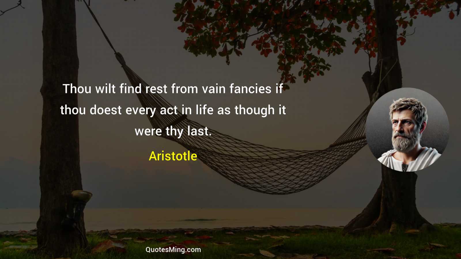 Thou wilt find rest from vain fancies if thou doest