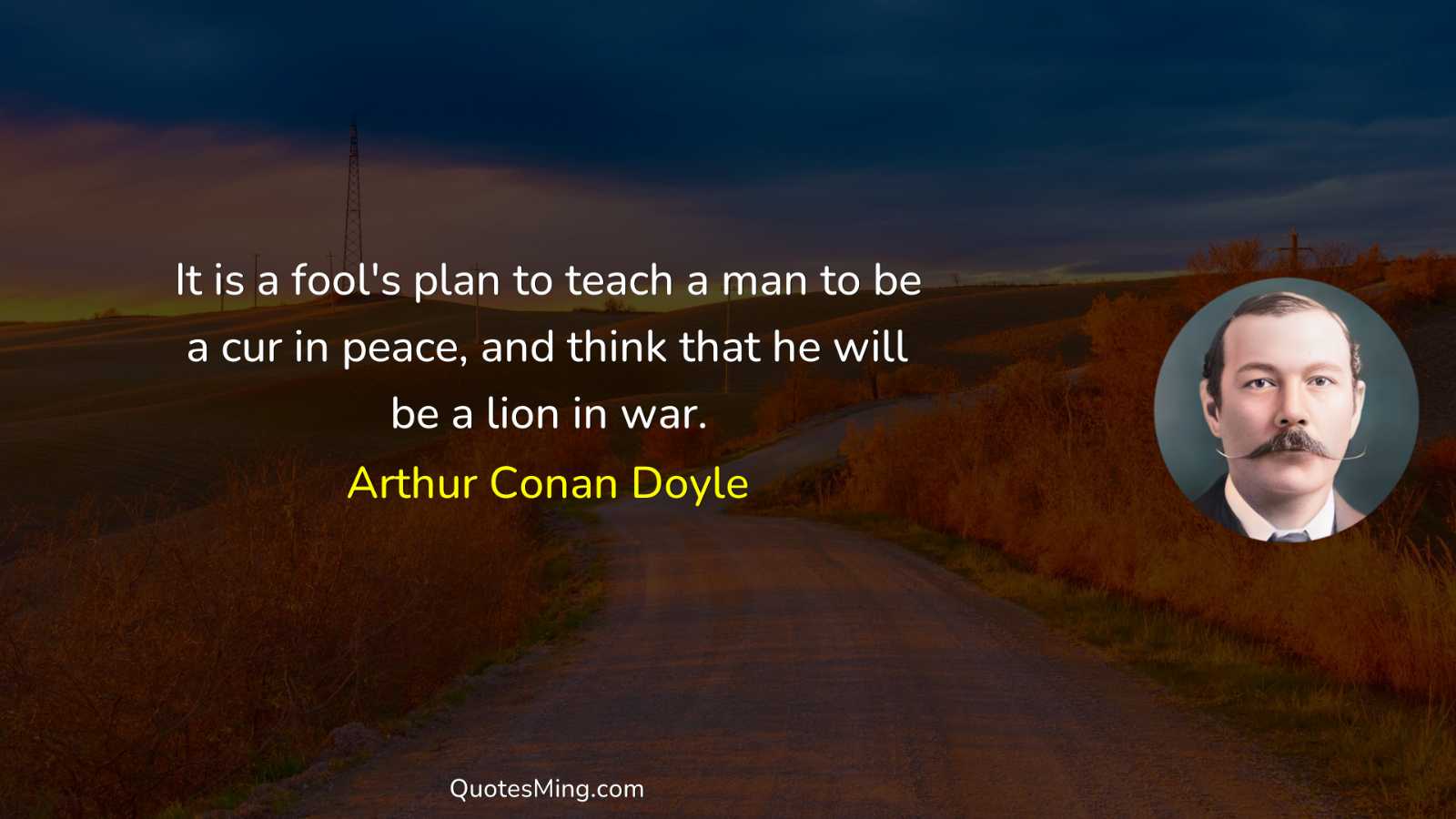 It is a fool's plan to teach a man to