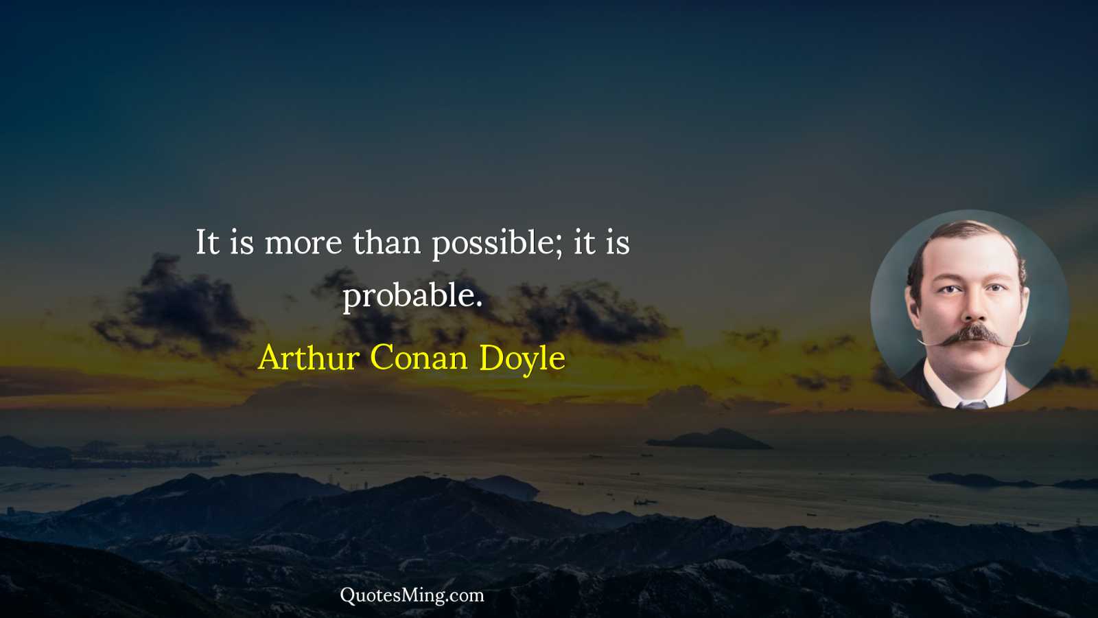 It is more than possible; it is probable