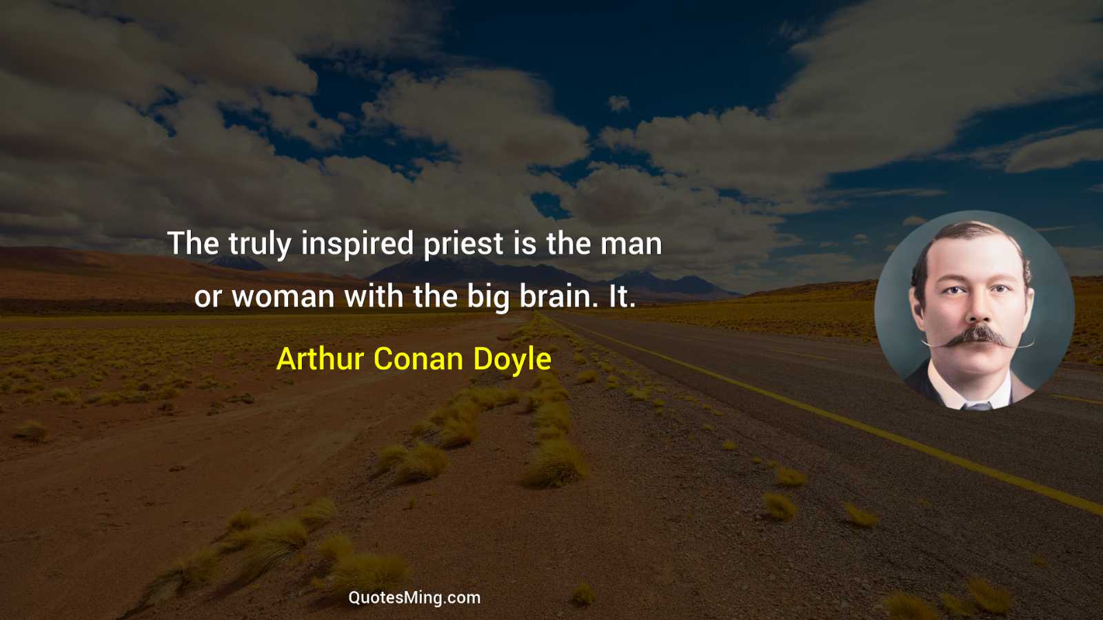 The truly inspired priest is the man or woman with