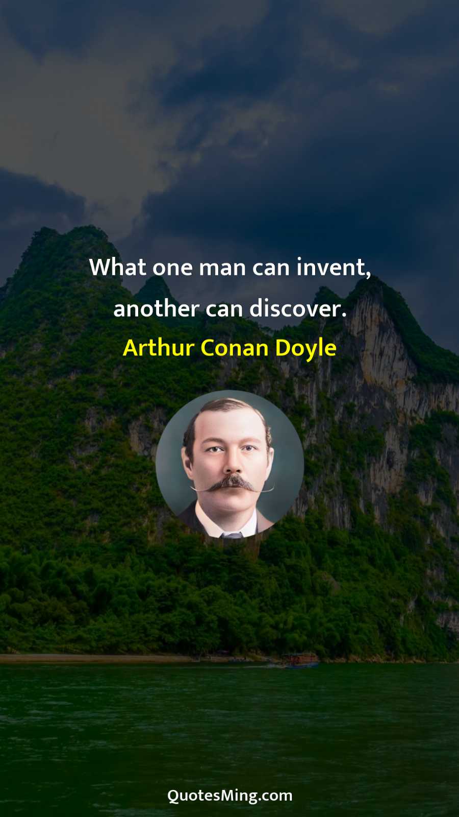 What one man can invent another can discover