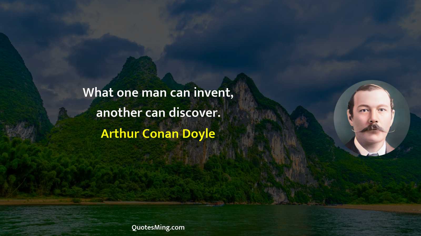 What one man can invent another can discover