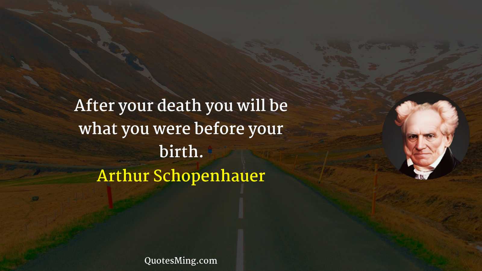 After your death you will be what you were before