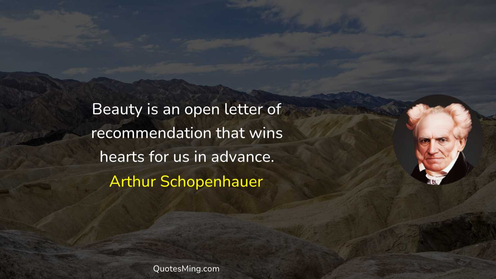 Beauty is an open letter of recommendation that wins hearts