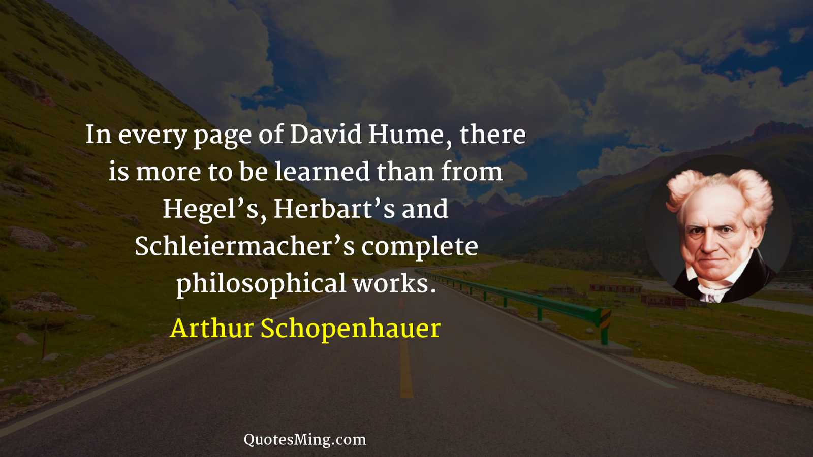 In every page of David Hume there is more to