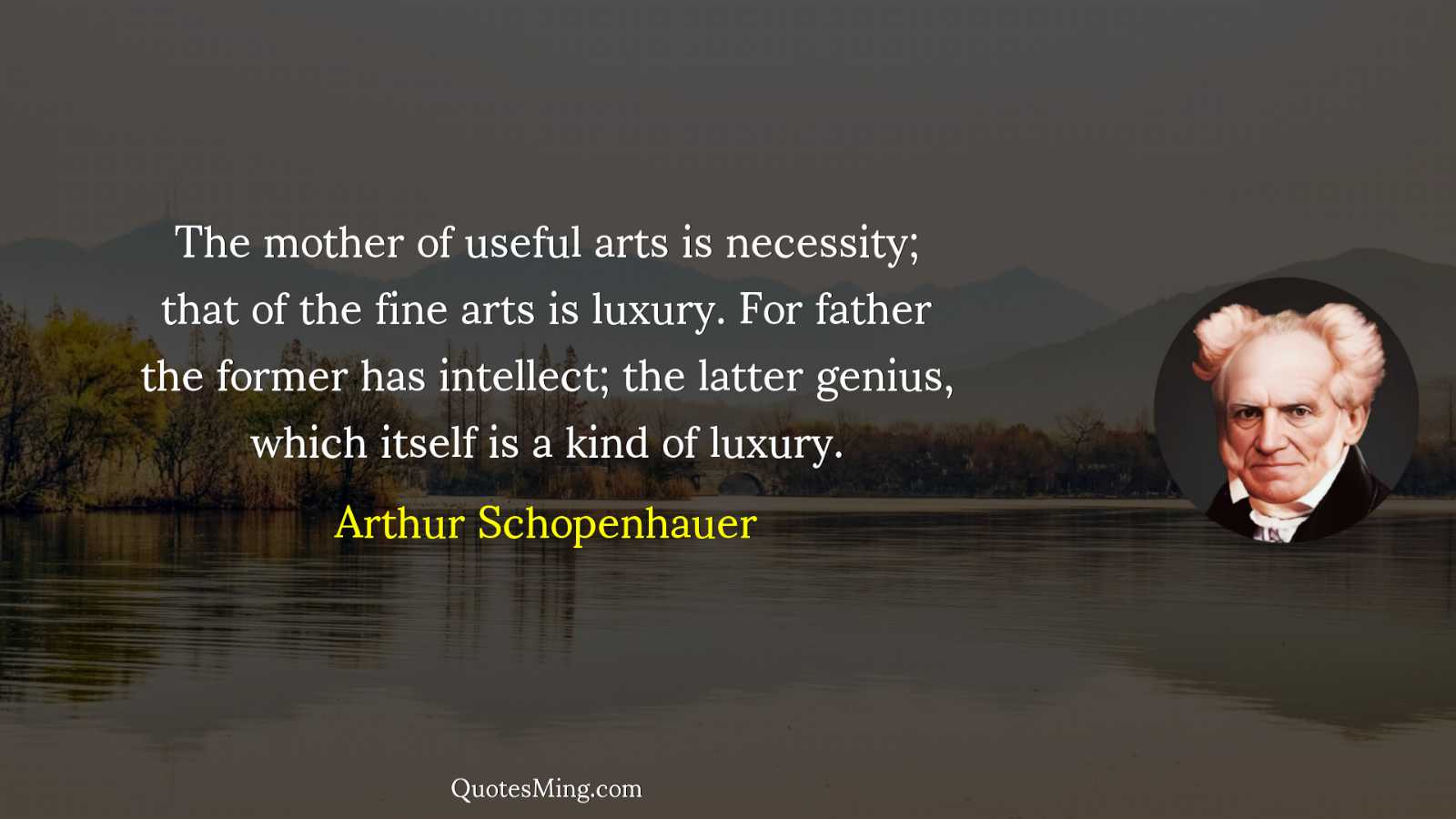 The mother of useful arts is necessity; that of the