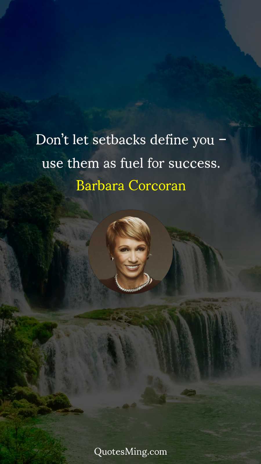 Don’t let setbacks define you – use them as fuel