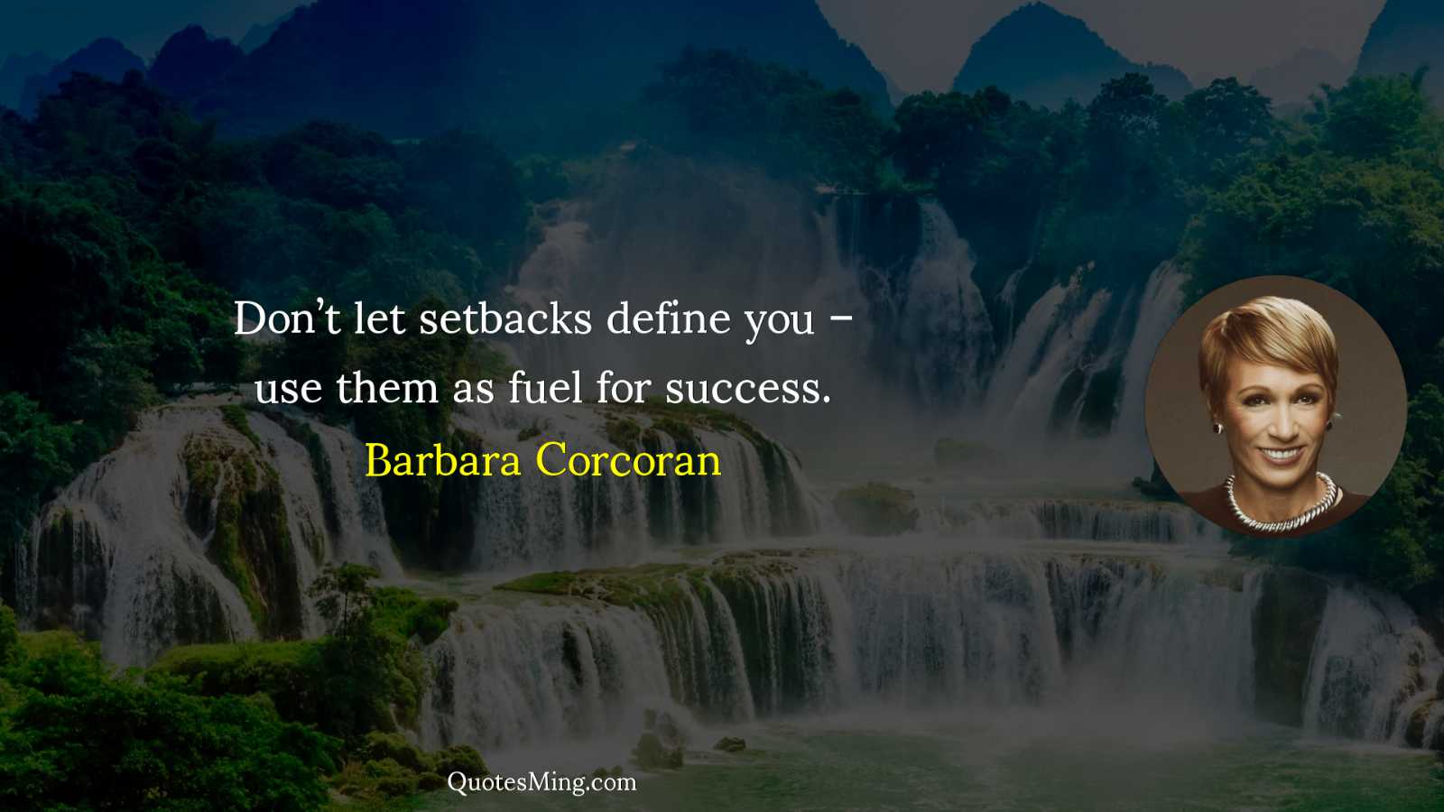 Don’t let setbacks define you – use them as fuel