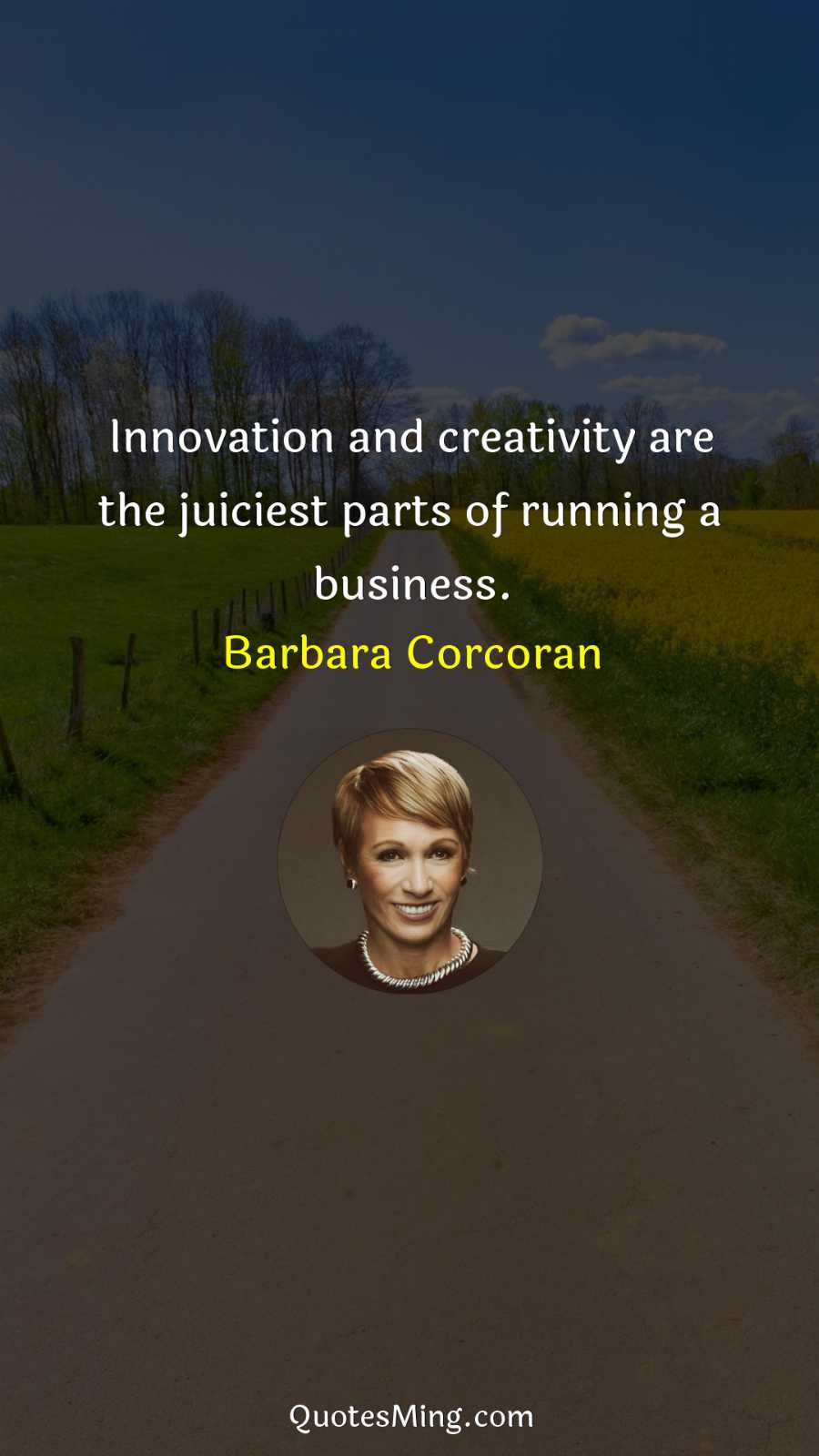 Innovation and creativity are the juiciest parts of running a