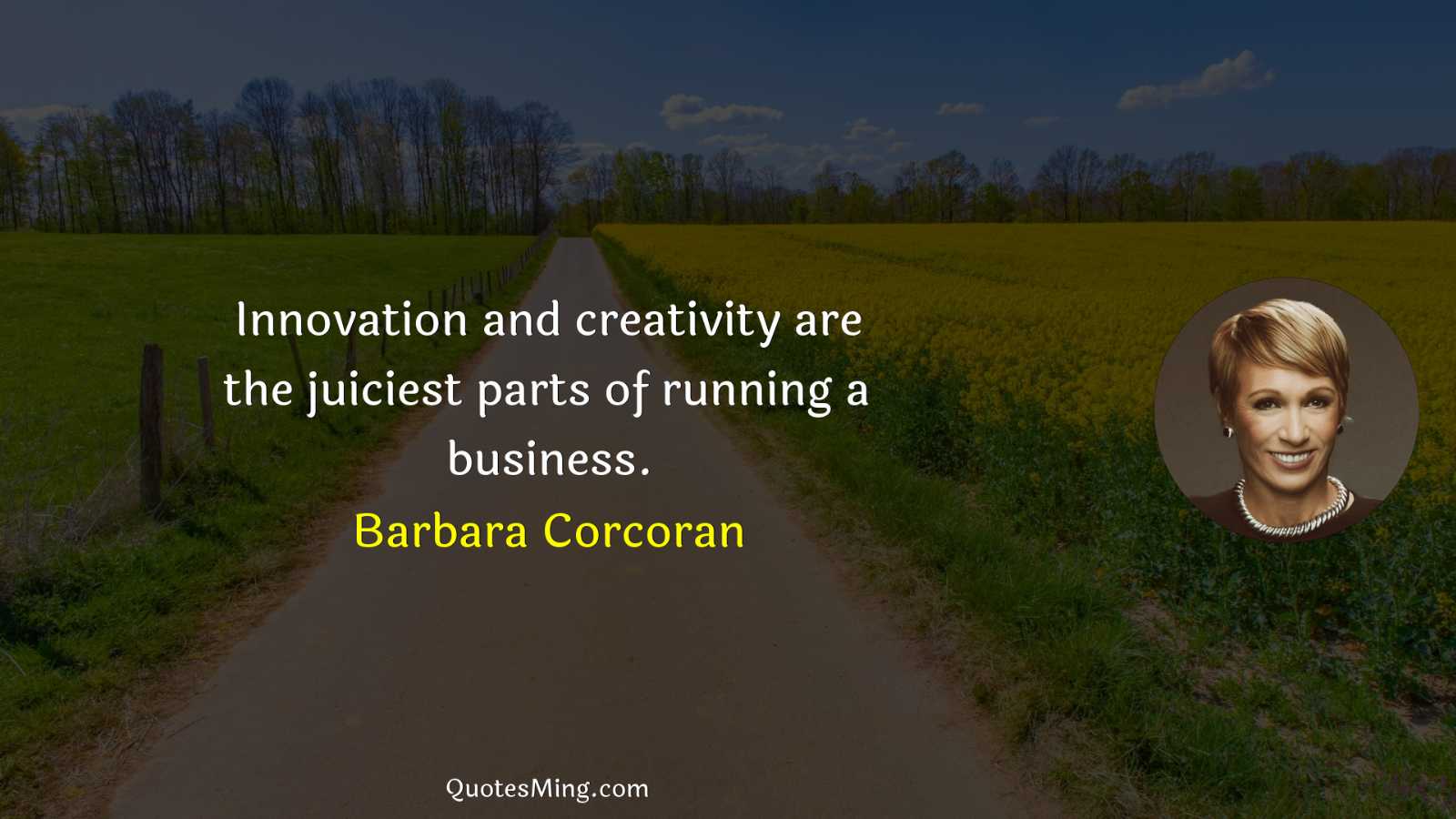 Innovation and creativity are the juiciest parts of running a