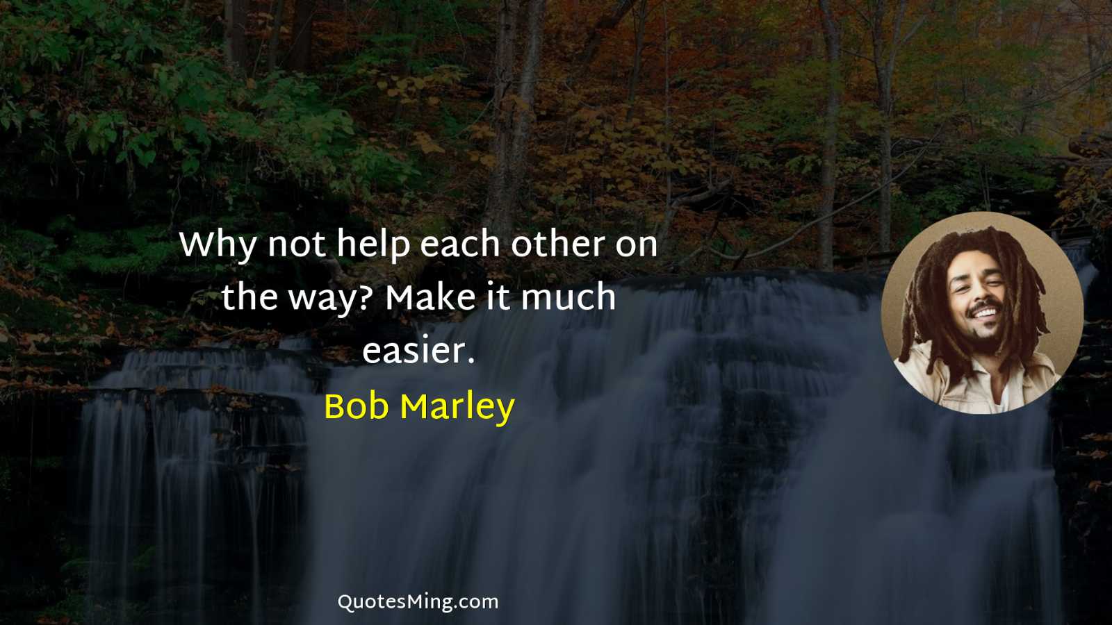 Why not help each other on the way? Make it