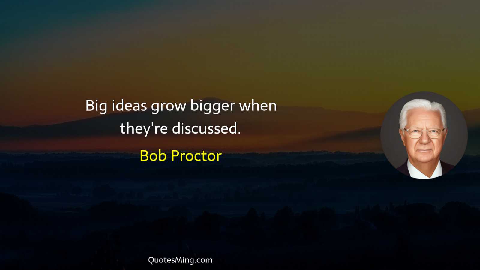 Big ideas grow bigger when they're discussed