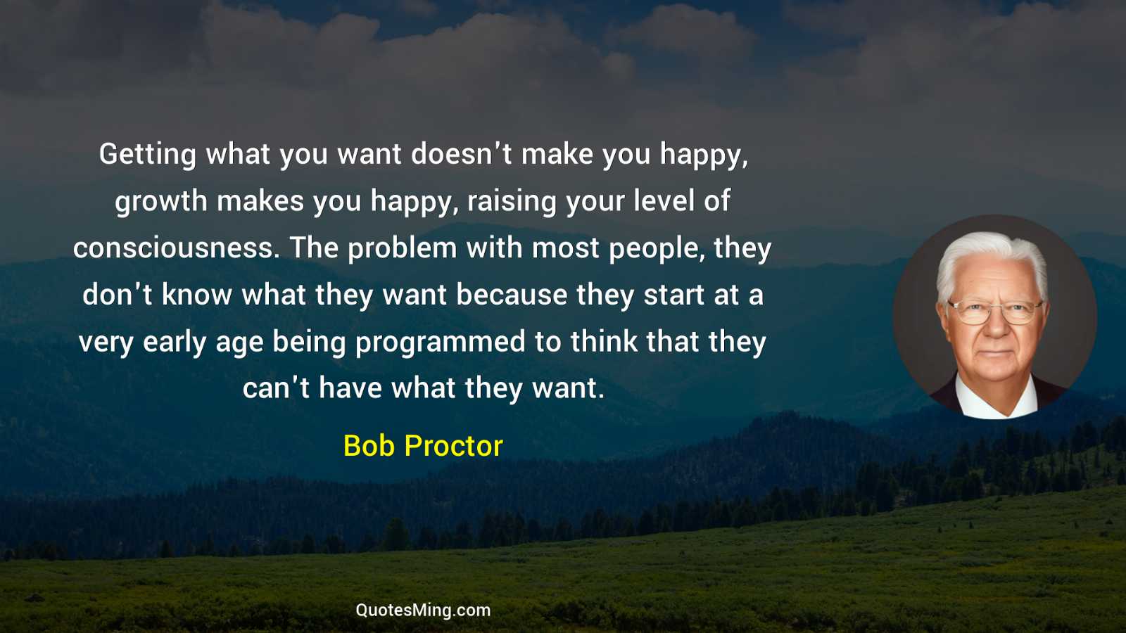 Getting what you want doesn't make you happy growth makes