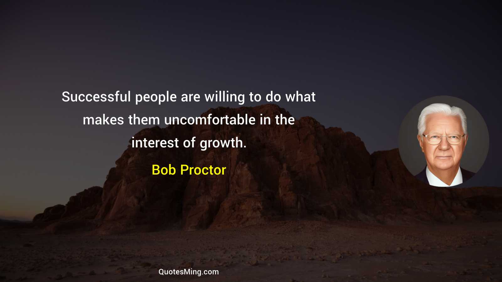 Successful people are willing to do what makes them uncomfortable