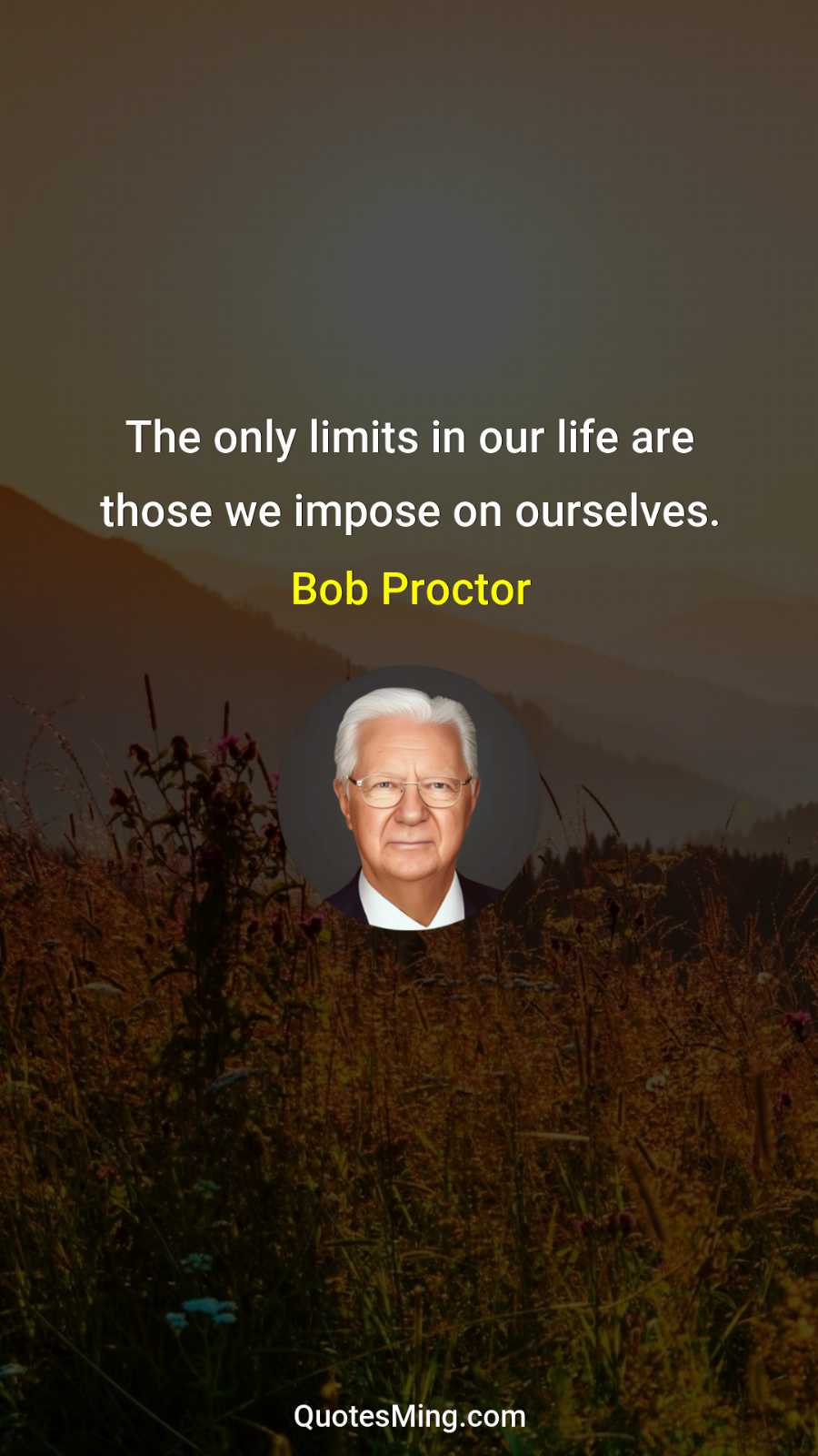 The only limits in our life are those we impose