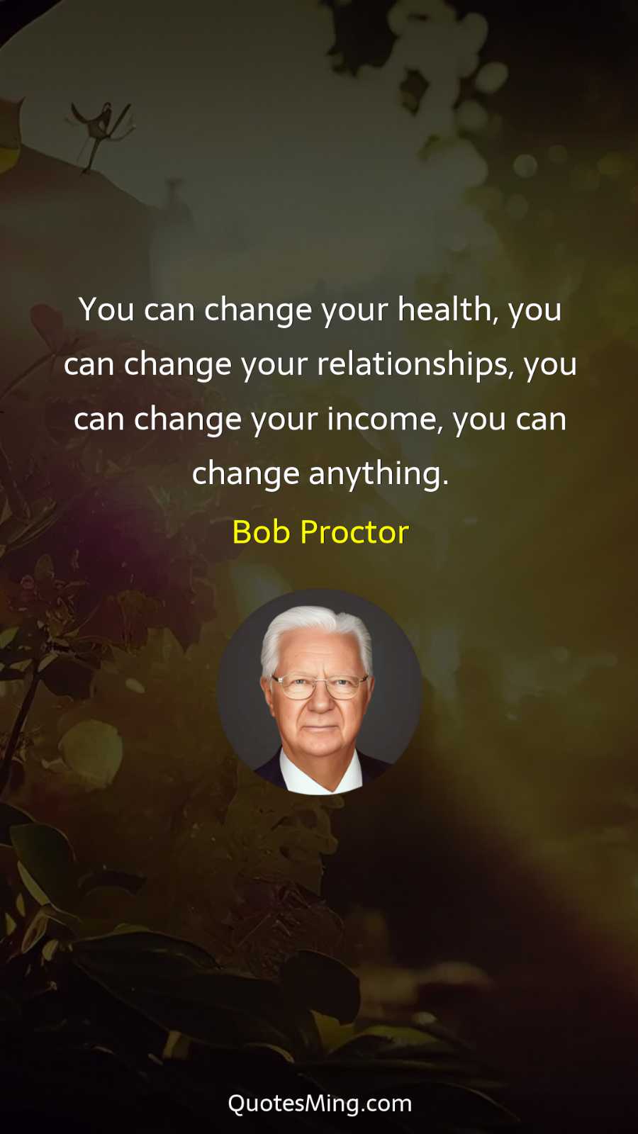 You can change your health you can change your relationships