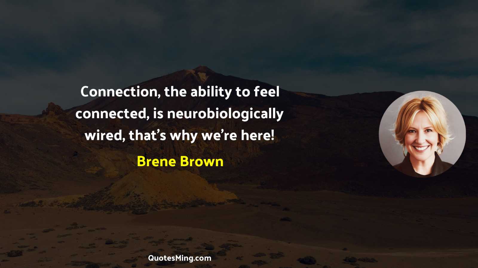 Connection the ability to feel connected is neurobiologically wired that’s