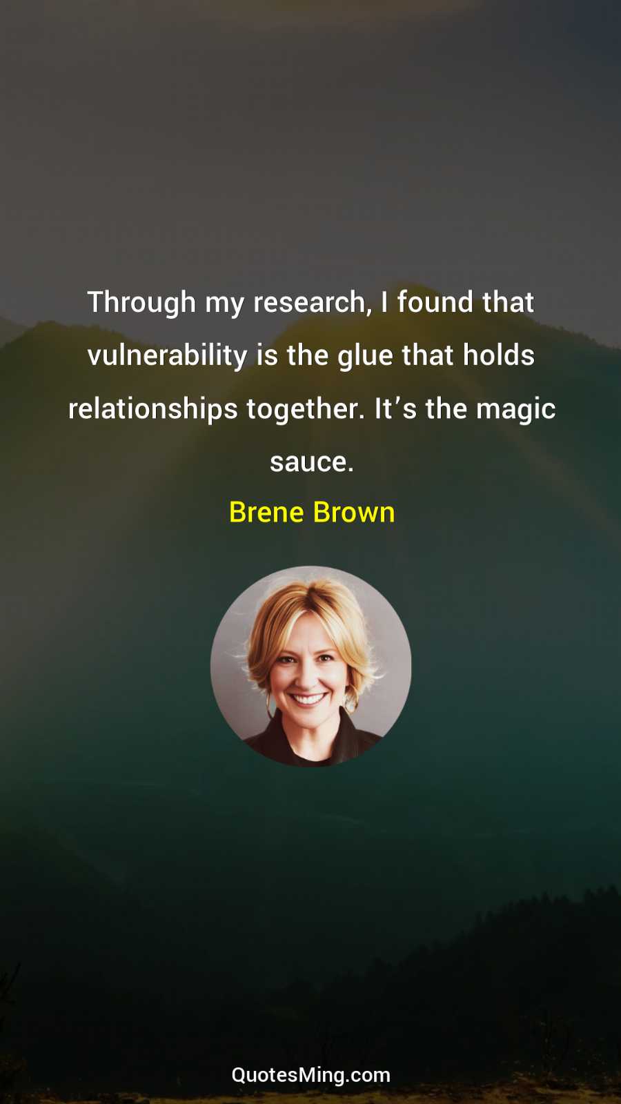 Through my research I found that vulnerability is the glue