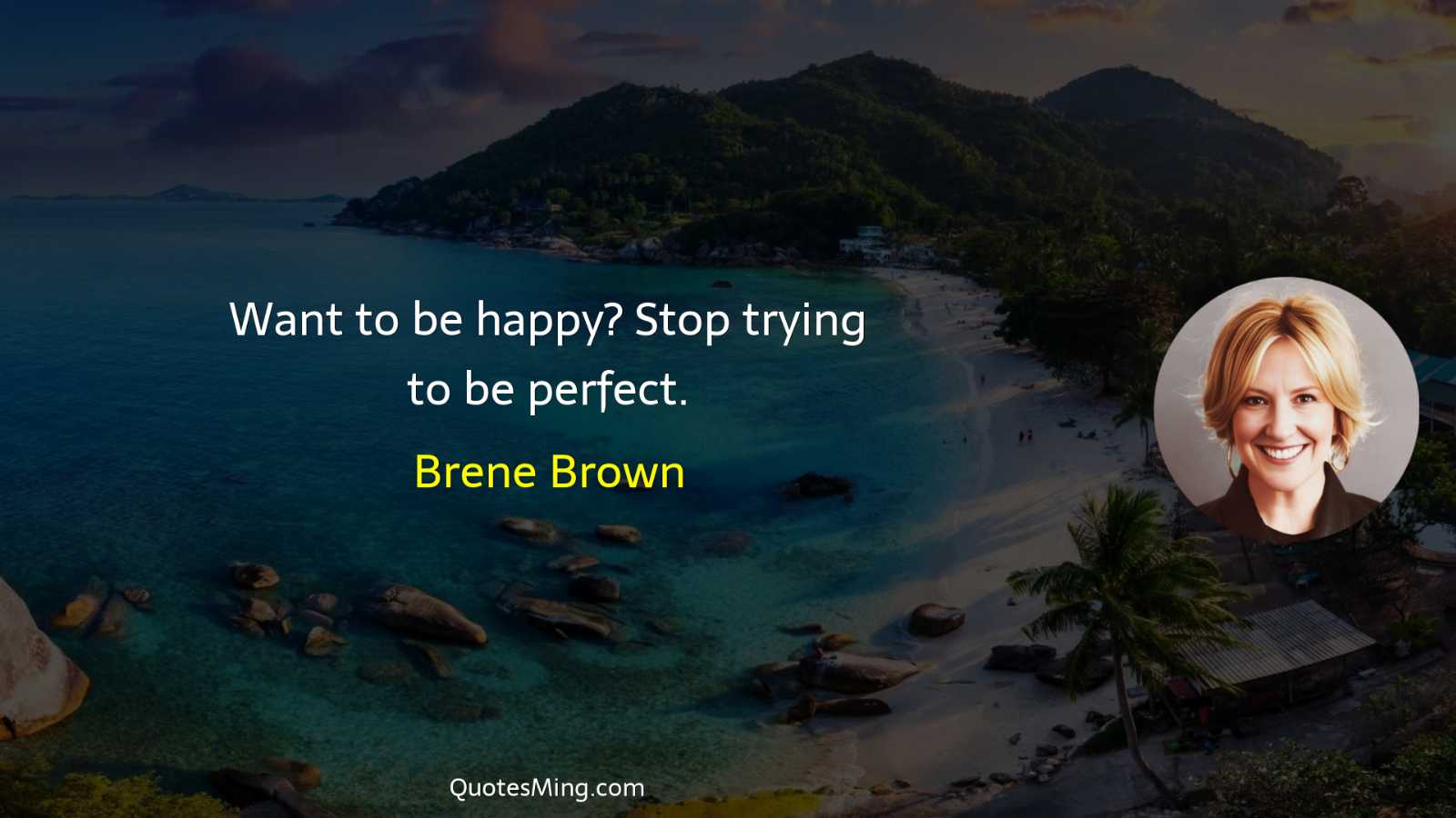 Want to be happy? Stop trying to be perfect