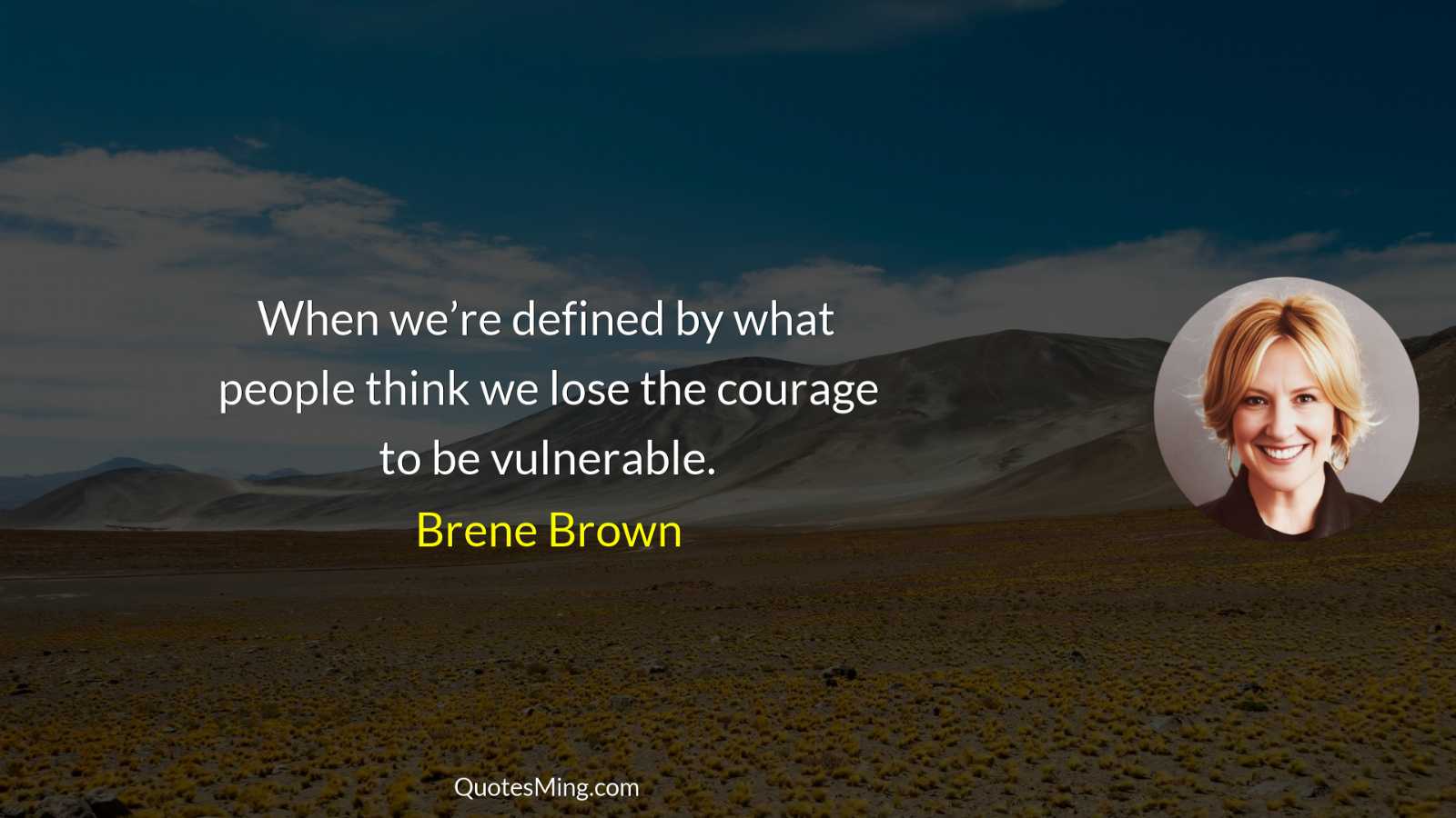 When we’re defined by what people think we lose the