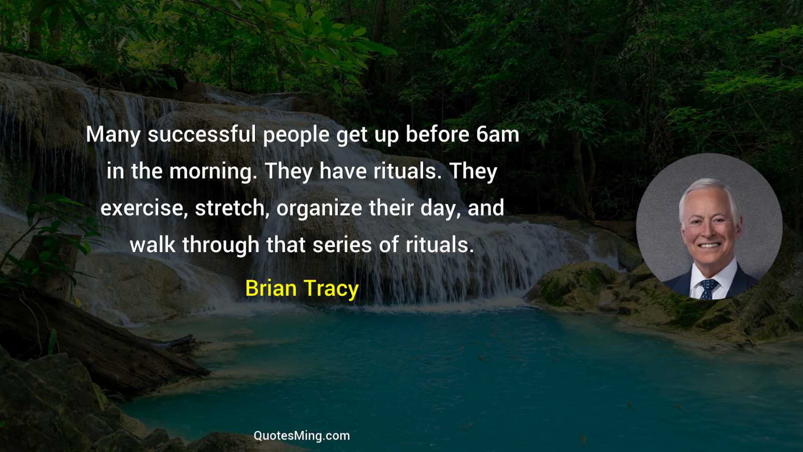 Many successful people get up before 6am in the morning