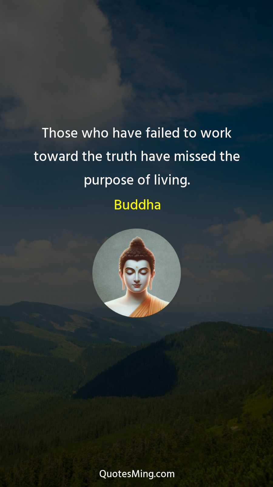 Those who have failed to work toward the truth have