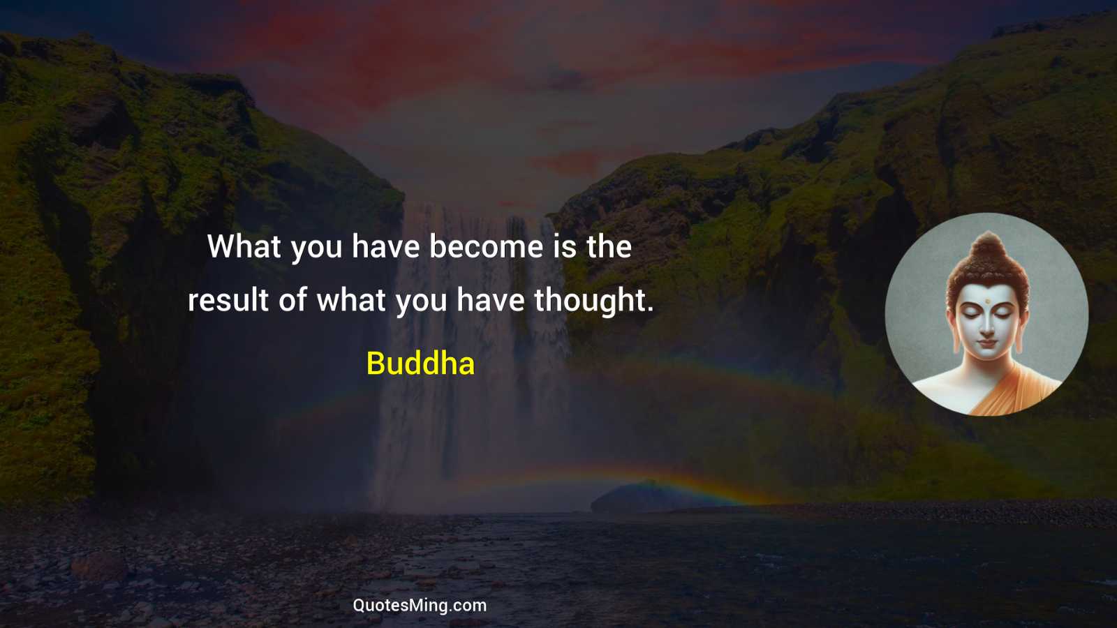 What you have become is the result of what you