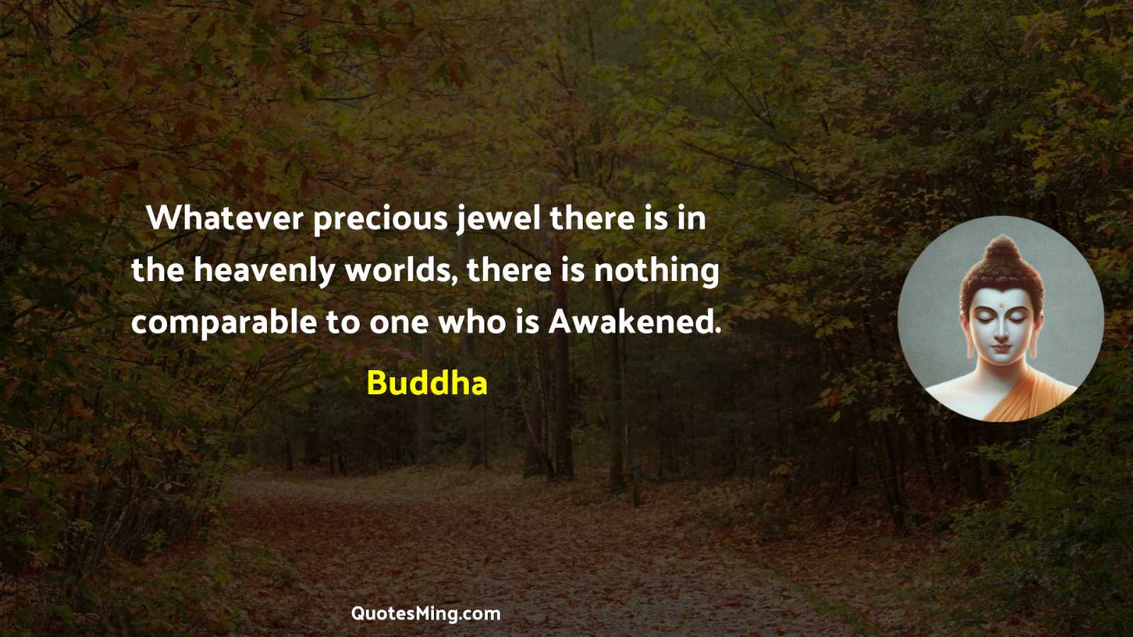 Whatever precious jewel there is in the heavenly worlds there