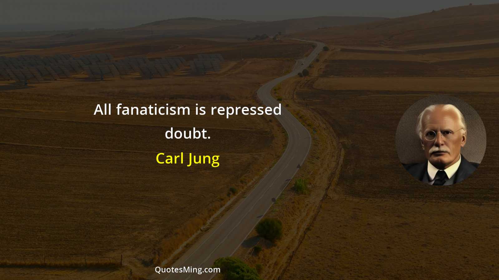 All fanaticism is repressed doubt