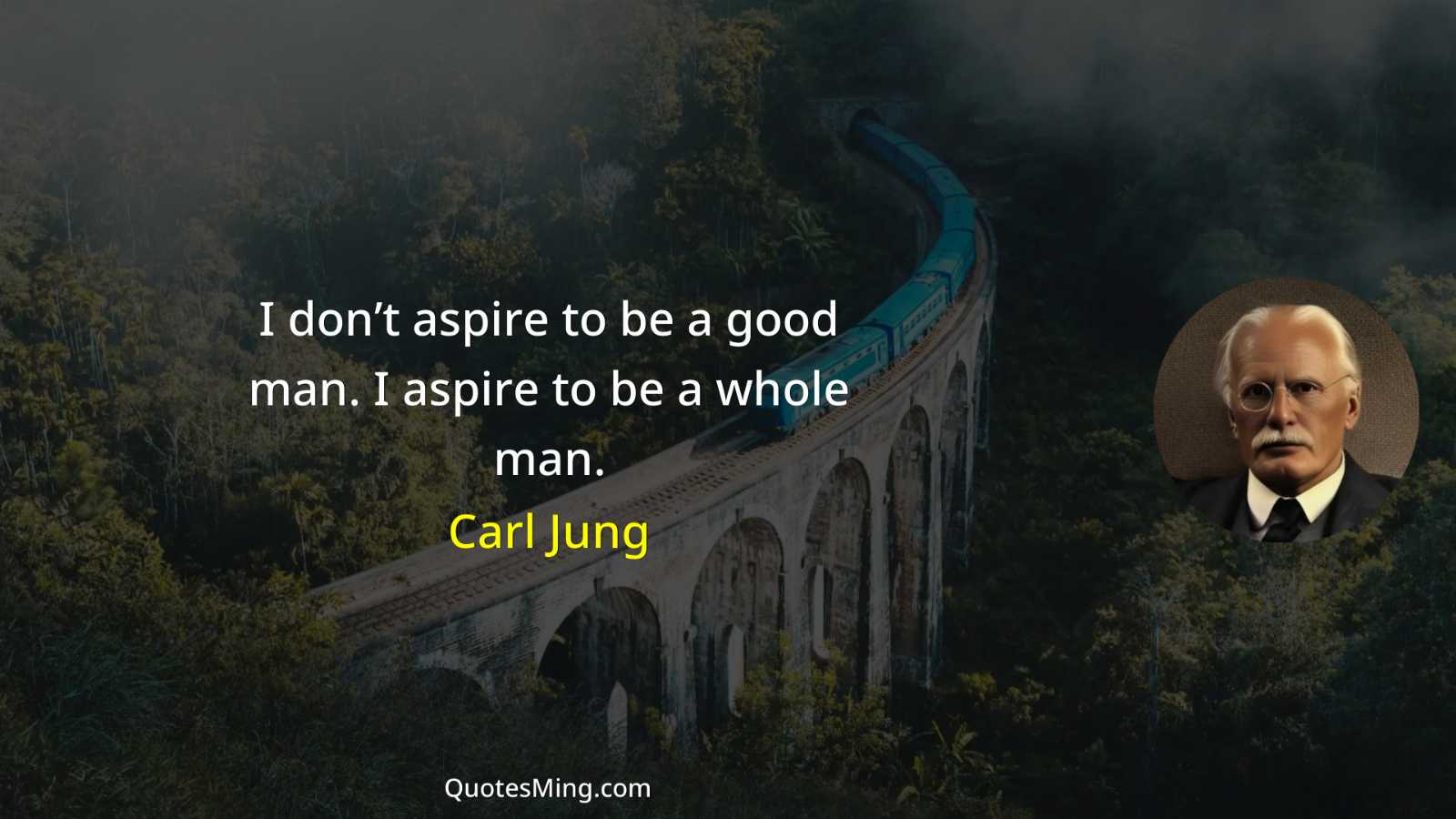 I don’t aspire to be a good man I aspire