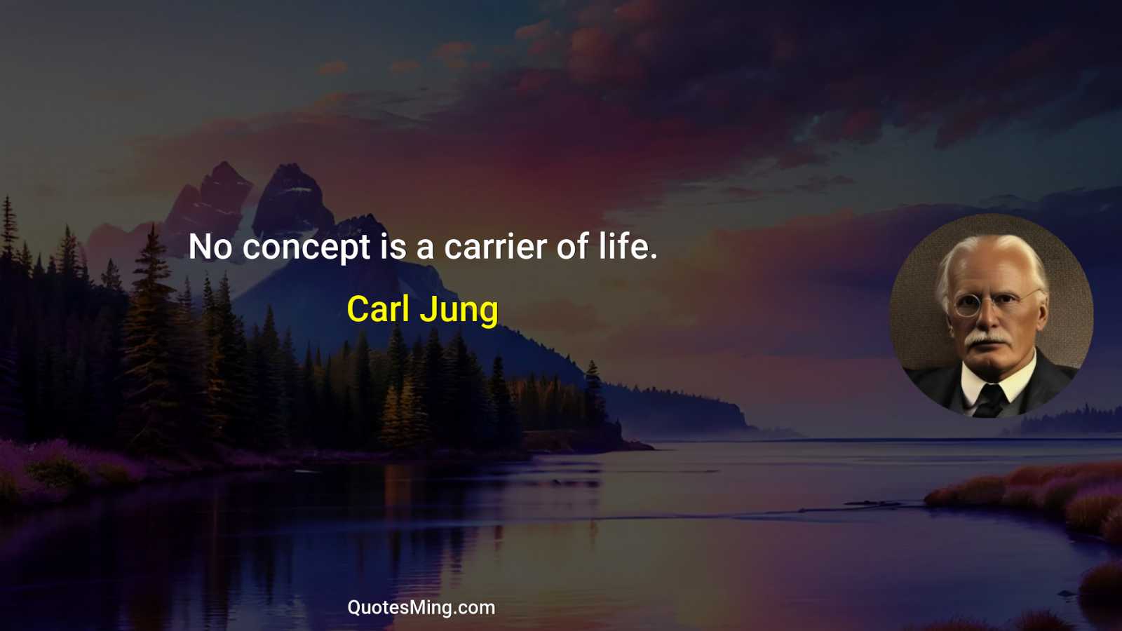 No concept is a carrier of life