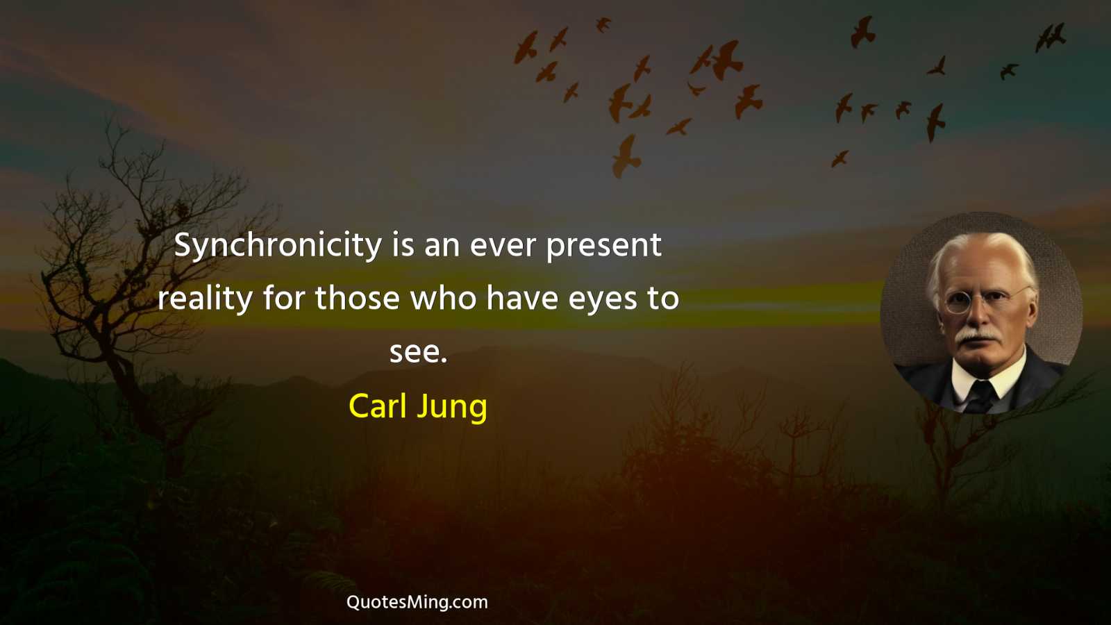 Synchronicity is an ever present reality for those who have