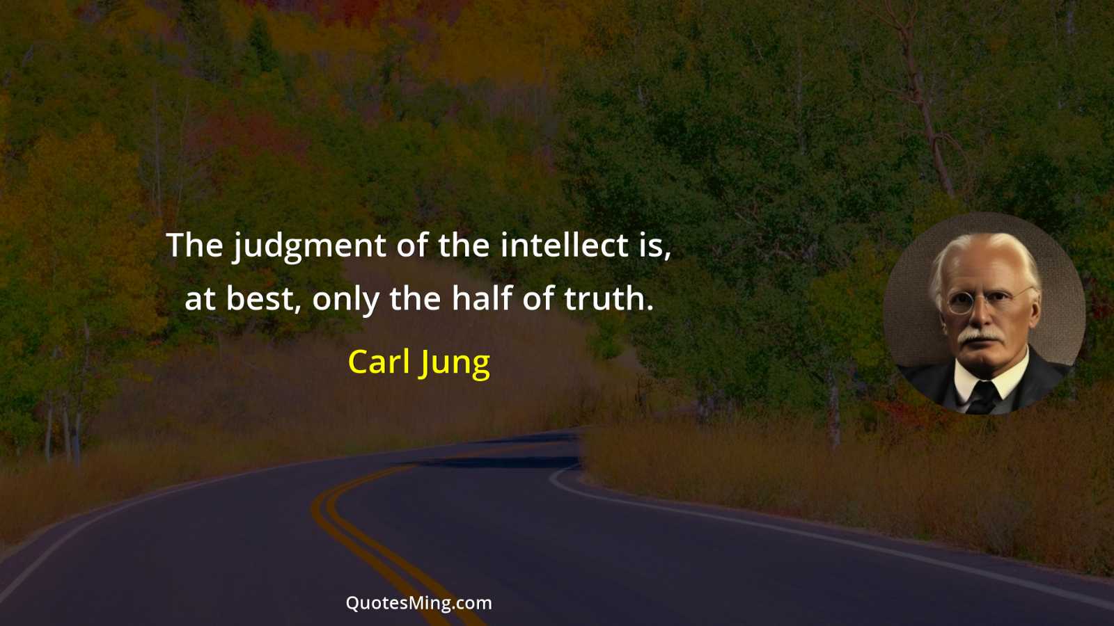 The judgment of the intellect is at best only the