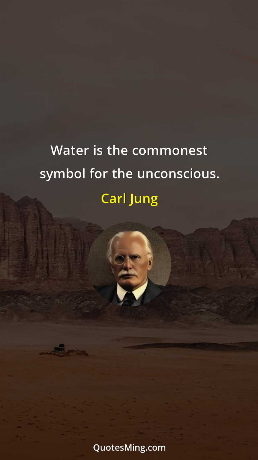 Water is the commonest symbol for the unconscious