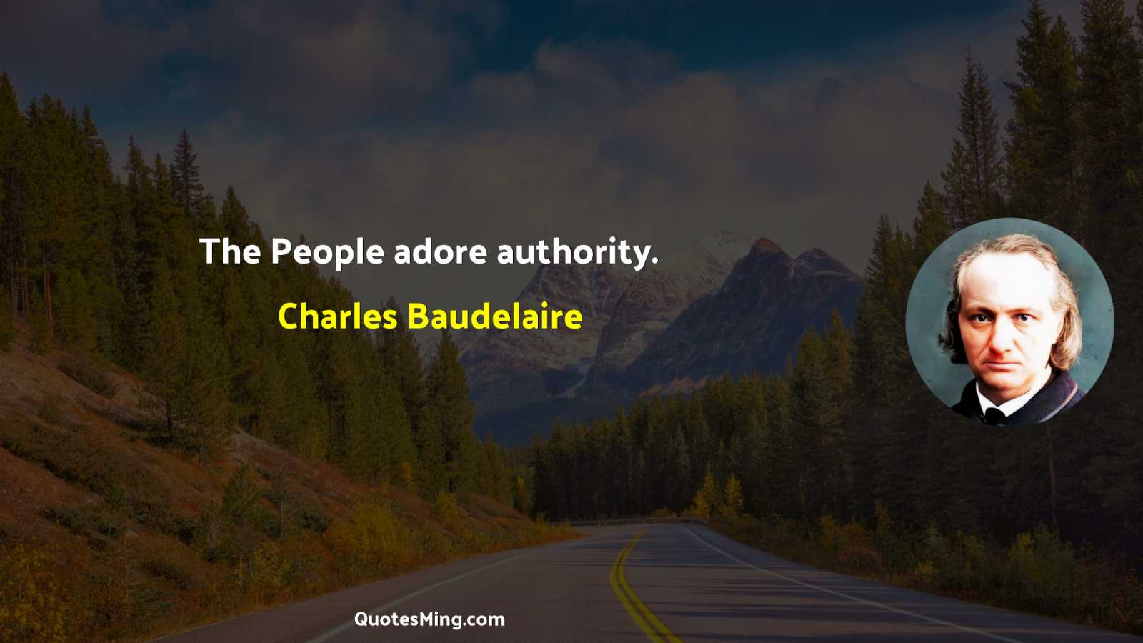 The People adore authority