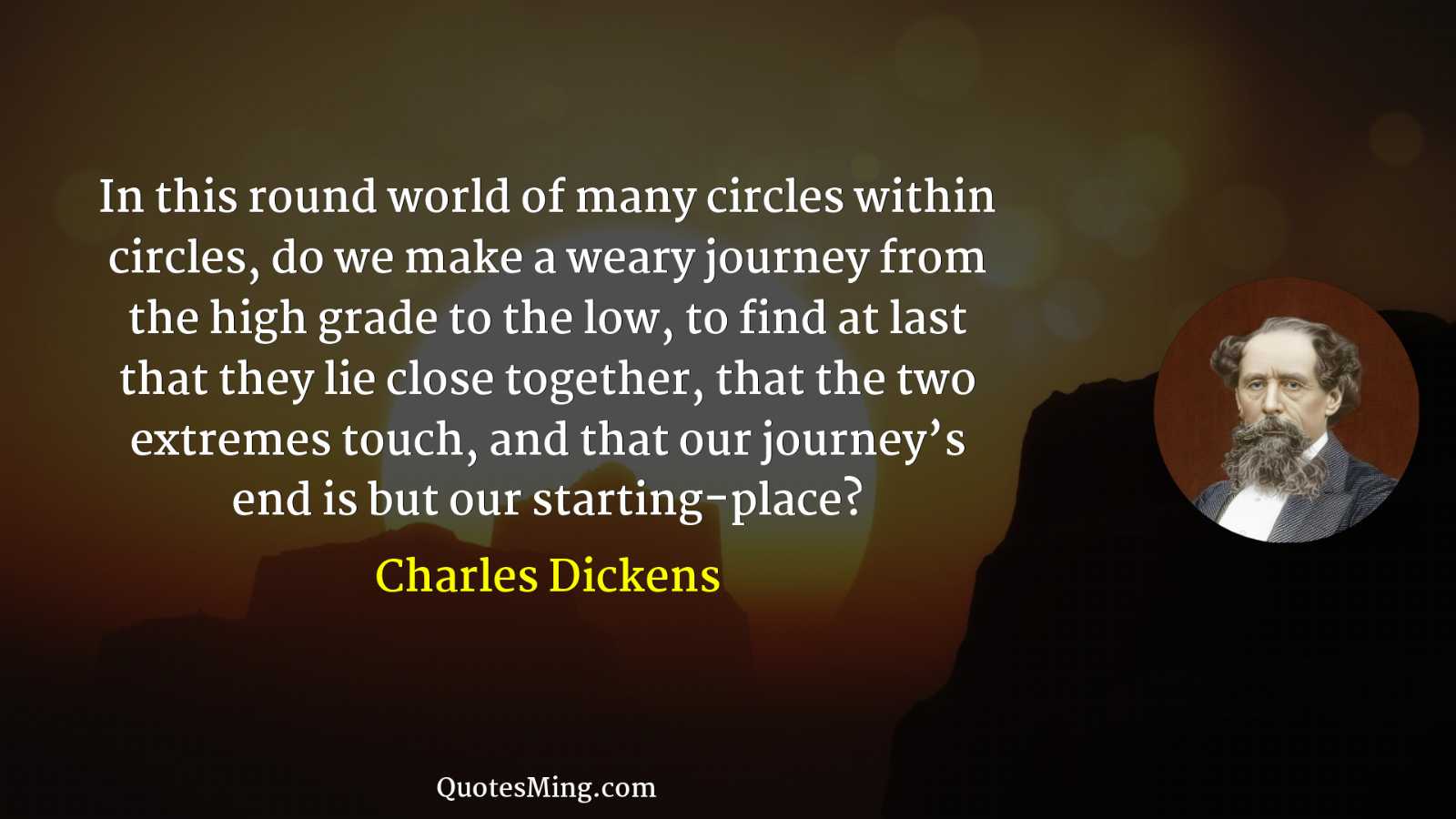 In this round world of many circles within circles do