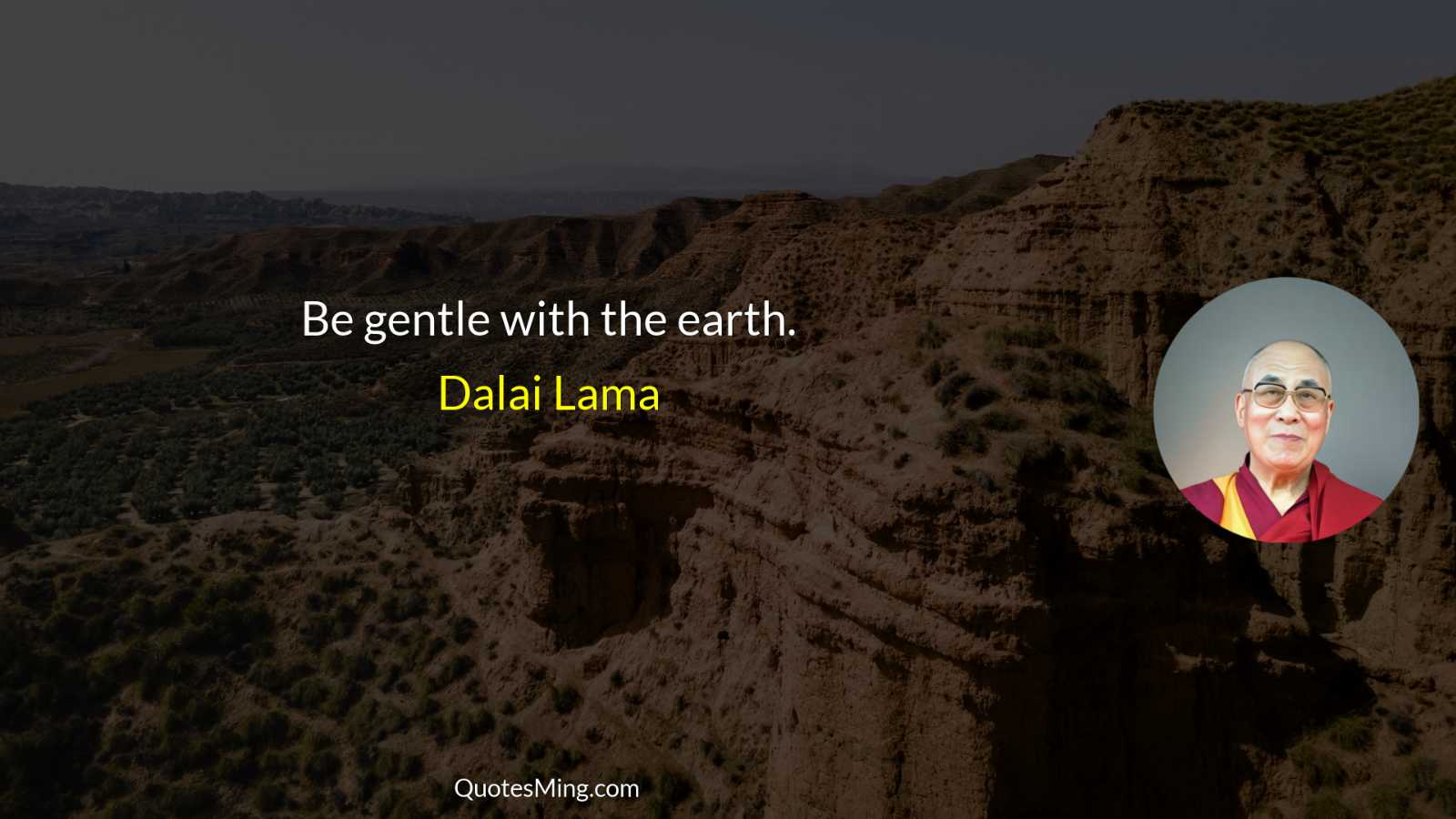 Be gentle with the earth