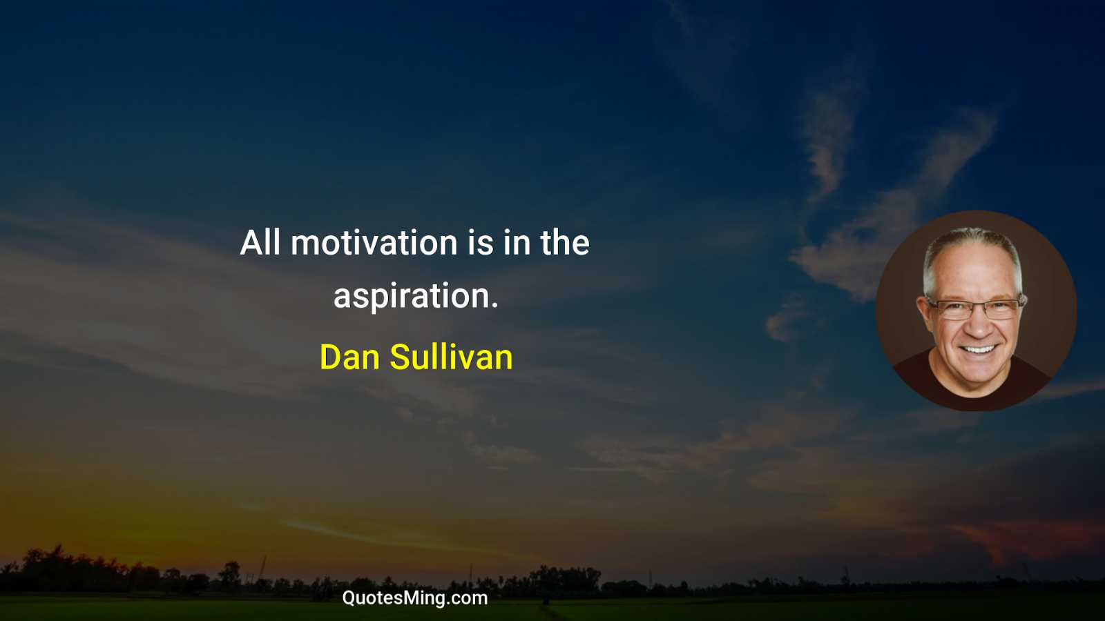 All motivation is in the aspiration