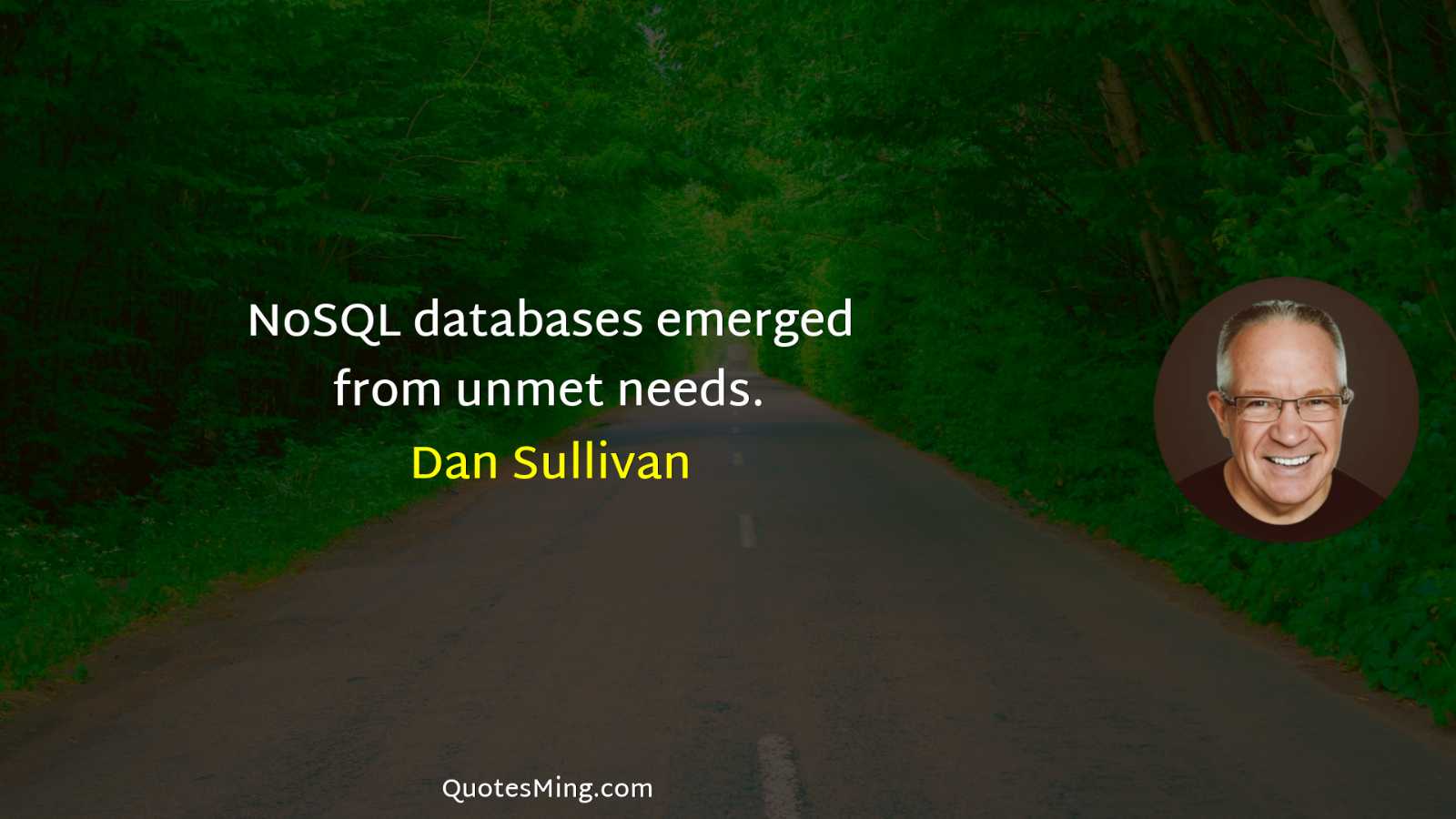 NoSQL databases emerged from unmet needs