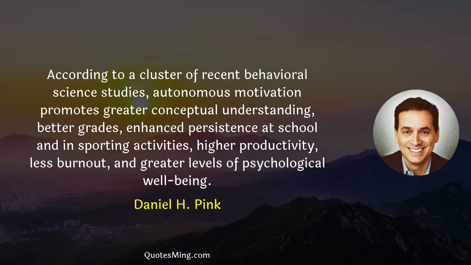 According to a cluster of recent behavioral science studies autonomous