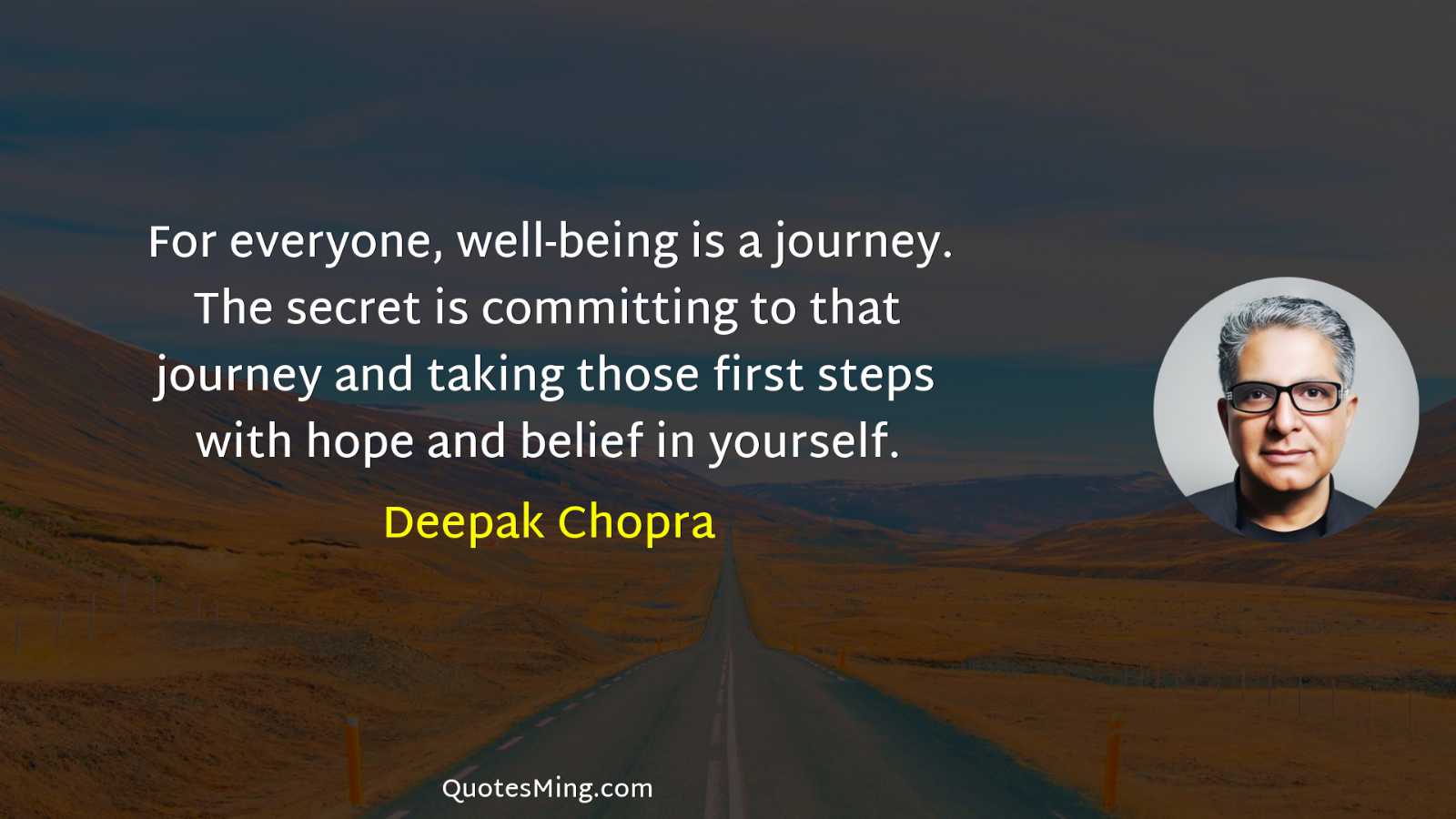 For everyone well-being is a journey The secret is committing